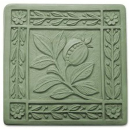 GARDEN MOLDS Garden Molds X-ARTN8055 Art Nouveau Tile Stepping Stone Mold - Pack of 2 X-ARTN8055